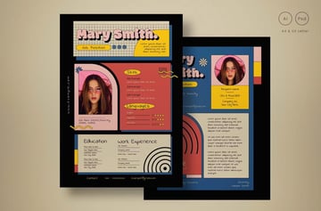 This is a creative resume from Envato Elements.