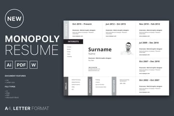 Using a horizontal resume is a unique idea that could make you standout.