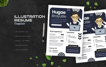 Illustrations can be used to make your resume stand out.