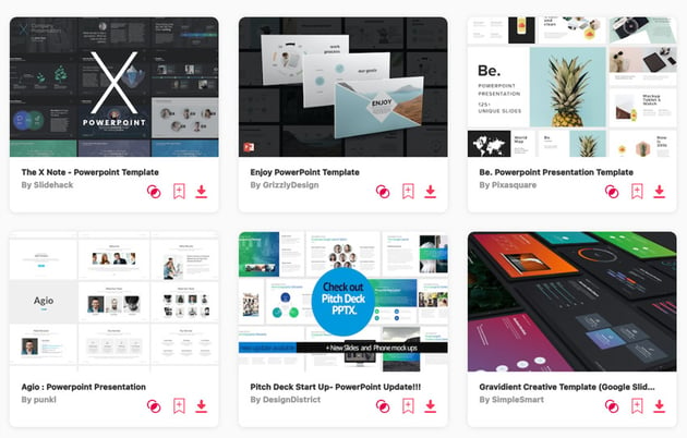 Elements PowerPoint template