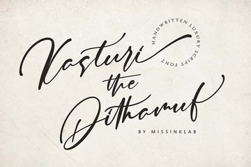 Kastury Luxury Script Font