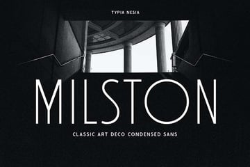 Milston Classic Art Deco Sans Serif