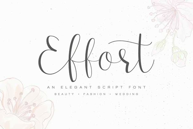 Effort - Sophisticated Fonts