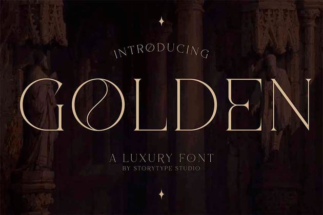 Golden Classy Modern Fonts