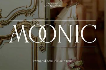 Moonic Elegant Serif Fonts