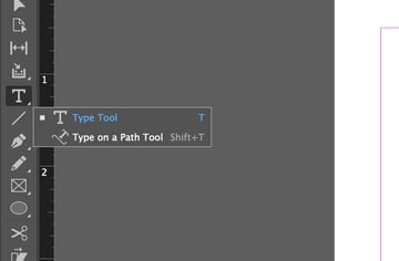 Select Type on a Path Tool