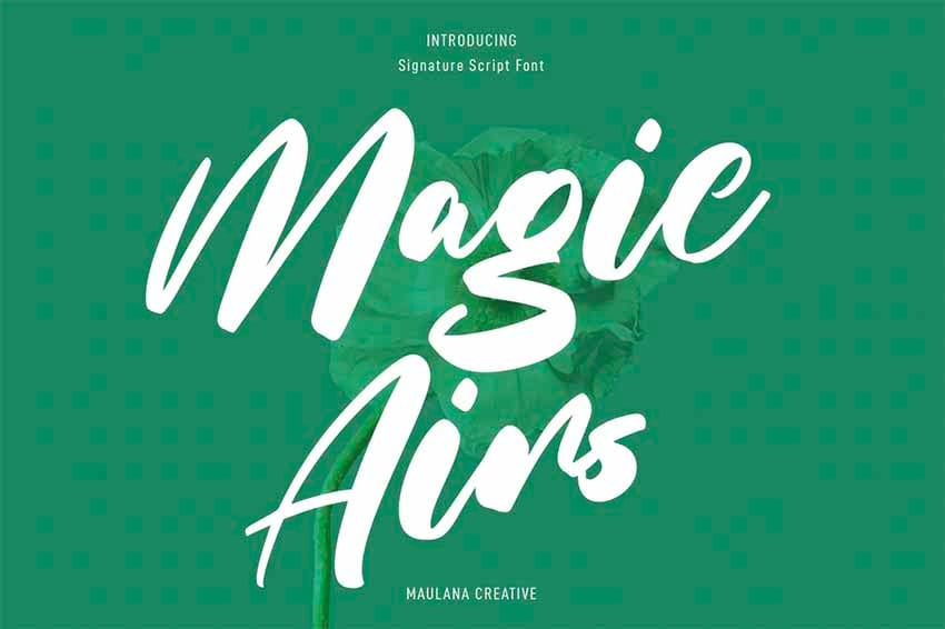Magic Airs Airbrush Script Font