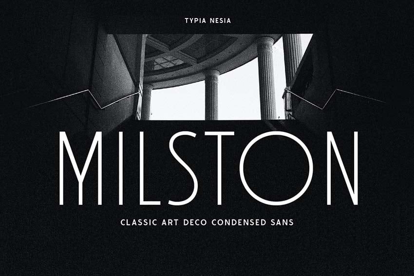 Milston Classic Art Deco Sans Serif