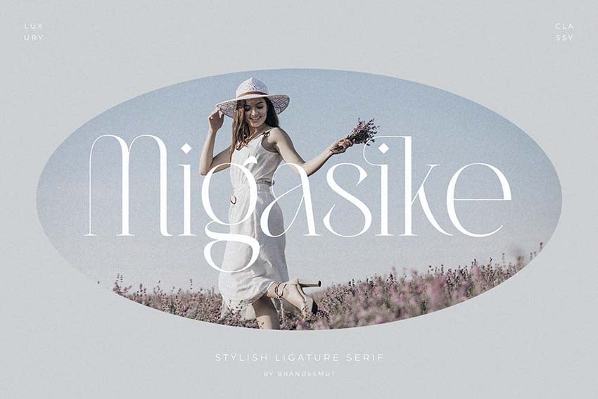 Migasike Stylish Ligature Serif