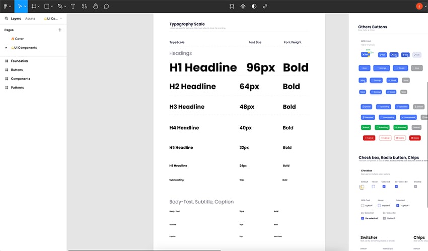 Testing Type Scale Consistency in Figma