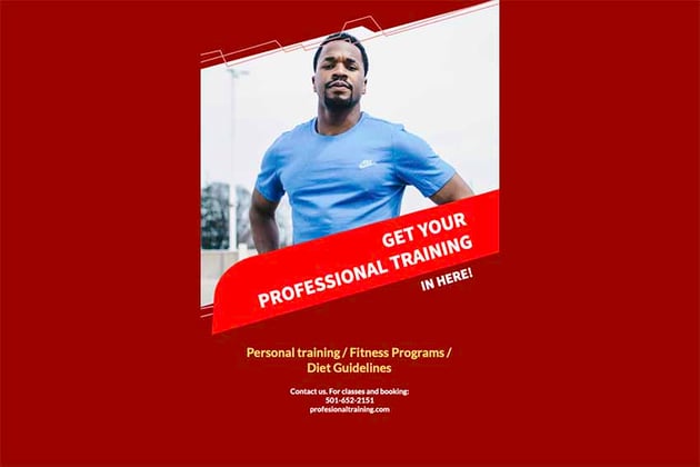 Online Flyer Maker for Fitness Programs