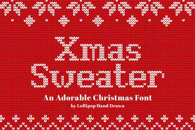 Xmas Sweater Font