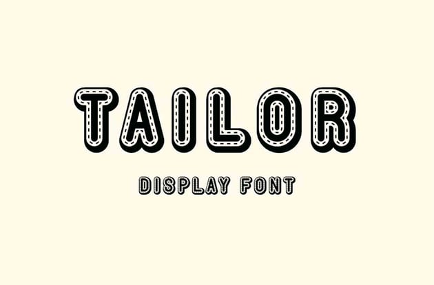 Tailor Display Font