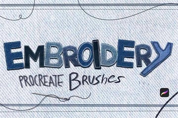 Embroidery Brushes Procreate