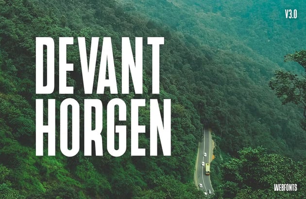 Devant Horgen Typeface V3.0 
