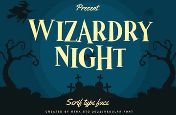 Wizardry Night - Mystery Movie Font