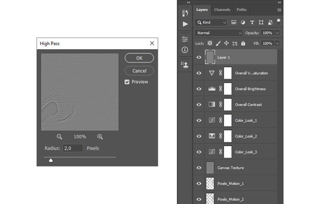 adding high pass filter