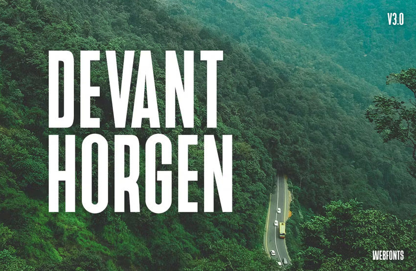 Devant Horgen Typeface V3.0 