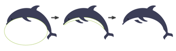 how to create dolphin's white tummy 2