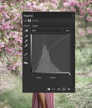 create a curves layer and increase the highlights 