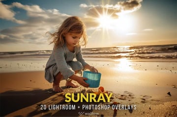 Realistic sunlight overlays PNG and JPG