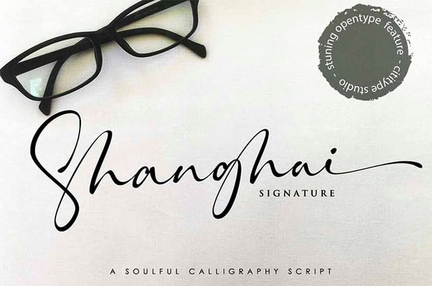 Shanghai Cursive Signature Font