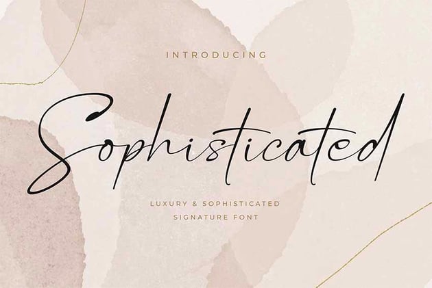 Sophisticated Signature Font