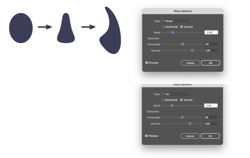 how to create dolphin's fin