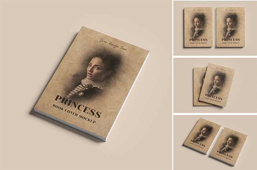 Antique Book Cover Template
