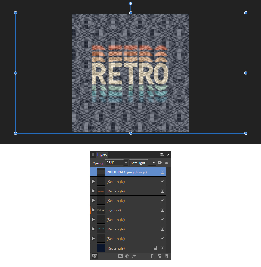 How to add texture in Affinity Designer