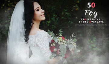 50 Fog Photo Overlays