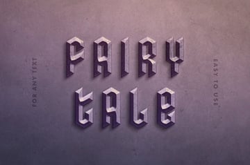 Stone Letters Text Effect