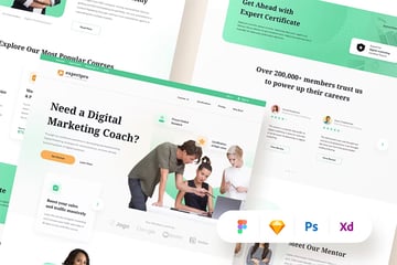 Coaching Digital Marketing Landing Page