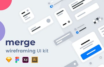 Merge Wireframing UI Kit