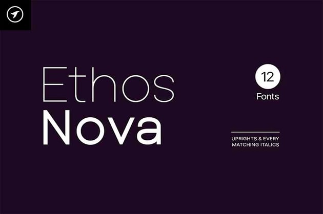 Ethos Nova - Minimalist Sans-Serif Typeface