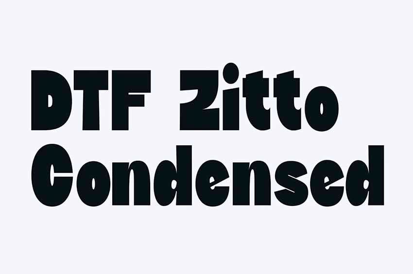 DTF Zitto Condensed