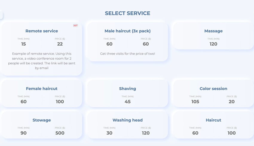 Try the Ozapp booking plugin in WordPress