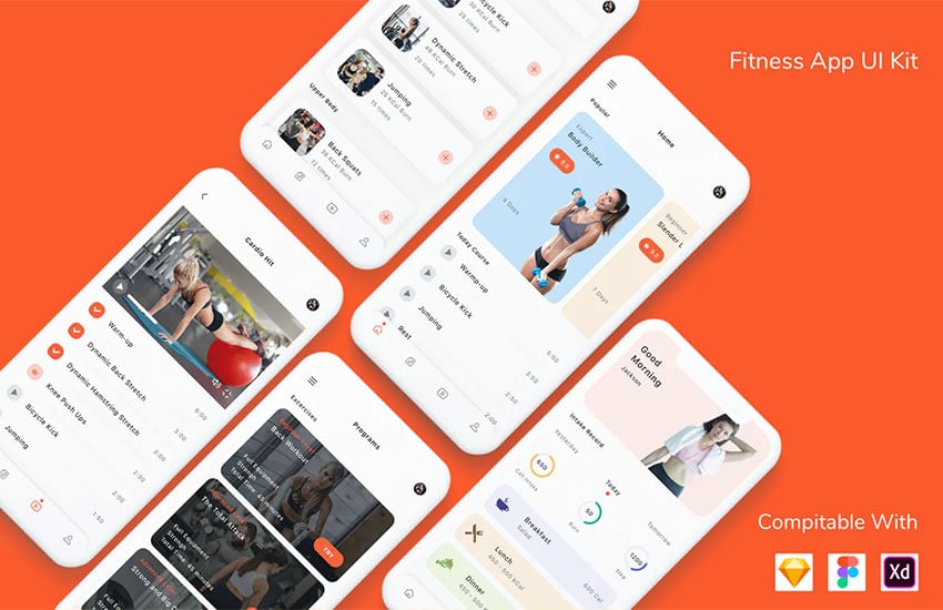 Fitness App UI Kit