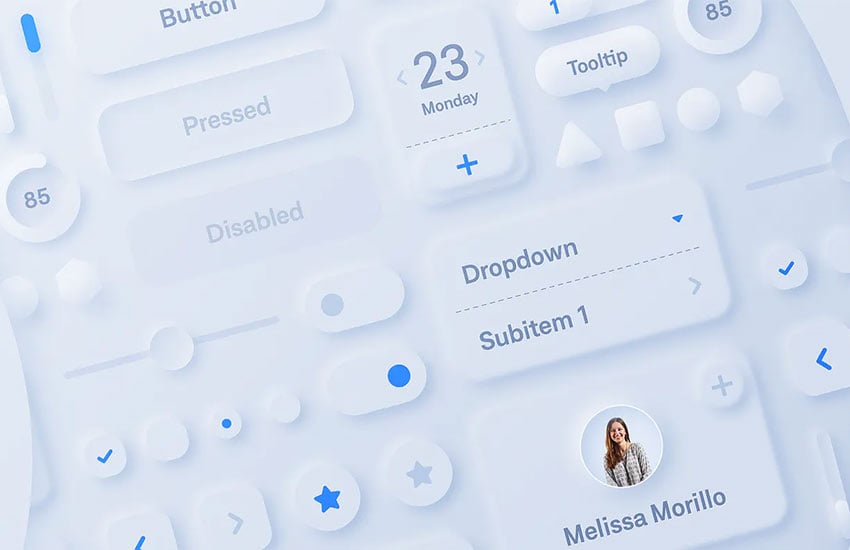Neumorphic UI Kit