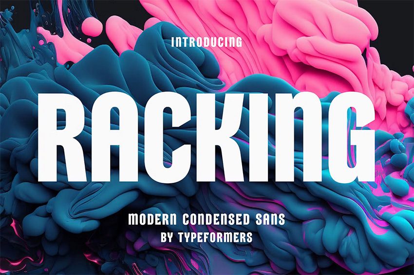 Racking Condensed Bold Sans