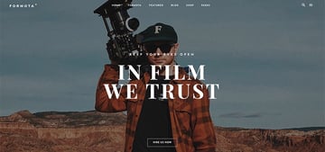 Formota - Movie Studios  Filmmakers WordPress theme