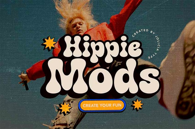 Hippie Groovy Font