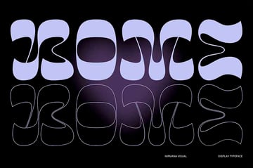 Bome Hippie Letters Font