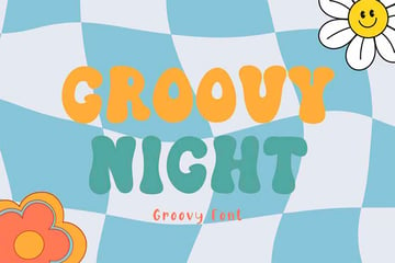 Groovy Night Hippie Fonts