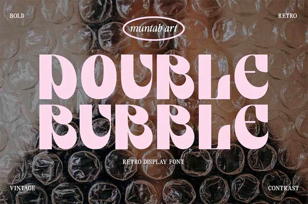 Double Bubble Hippy Fonts