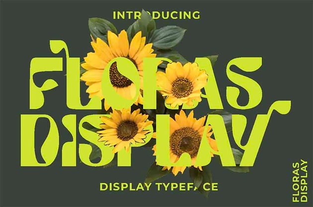 Floras Hippie Lettering Font