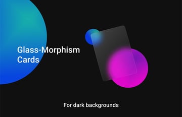 Glass-Morphism UI Kit