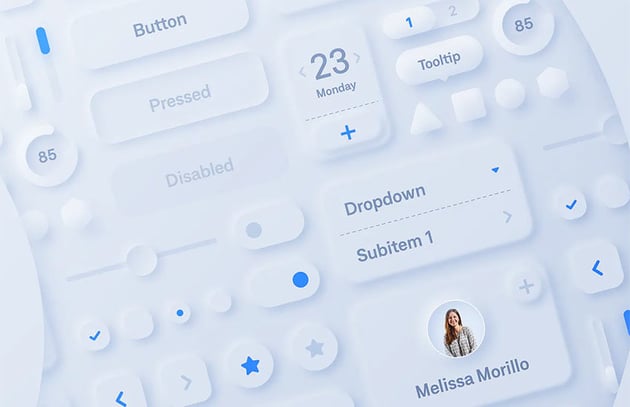 Neumorphic UI Kit