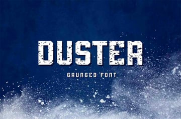 Duster Grunged Font