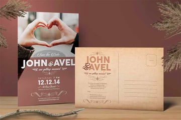 RSVP Wedding Invitation Template